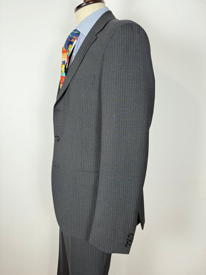 Completo Calvin Klein antracite gessato - tg. 48/50