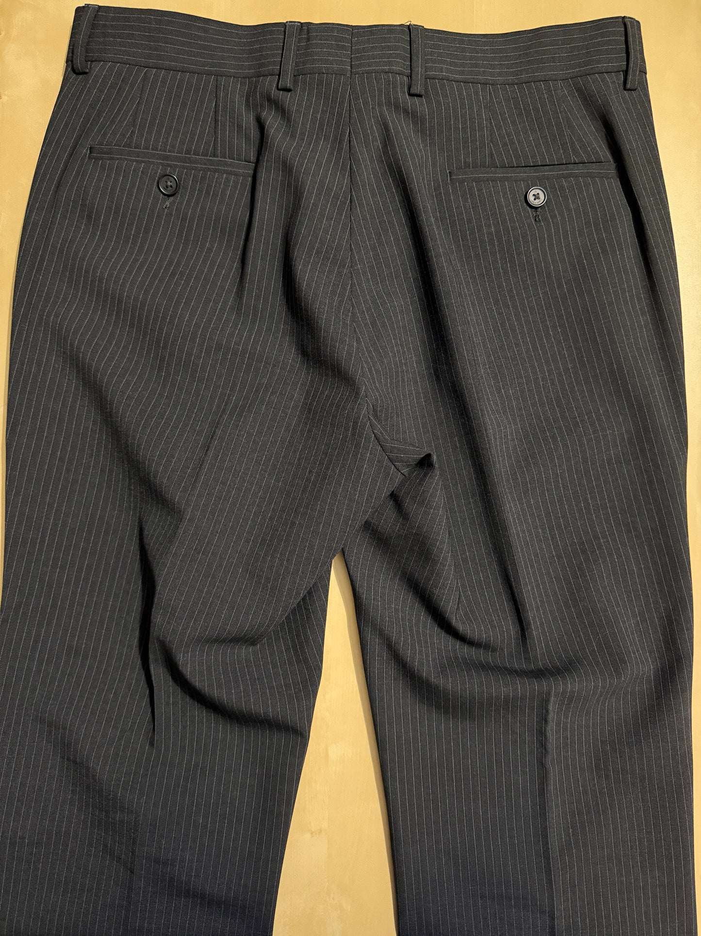 Completo Calvin Klein antracite gessato - tg. 48/50