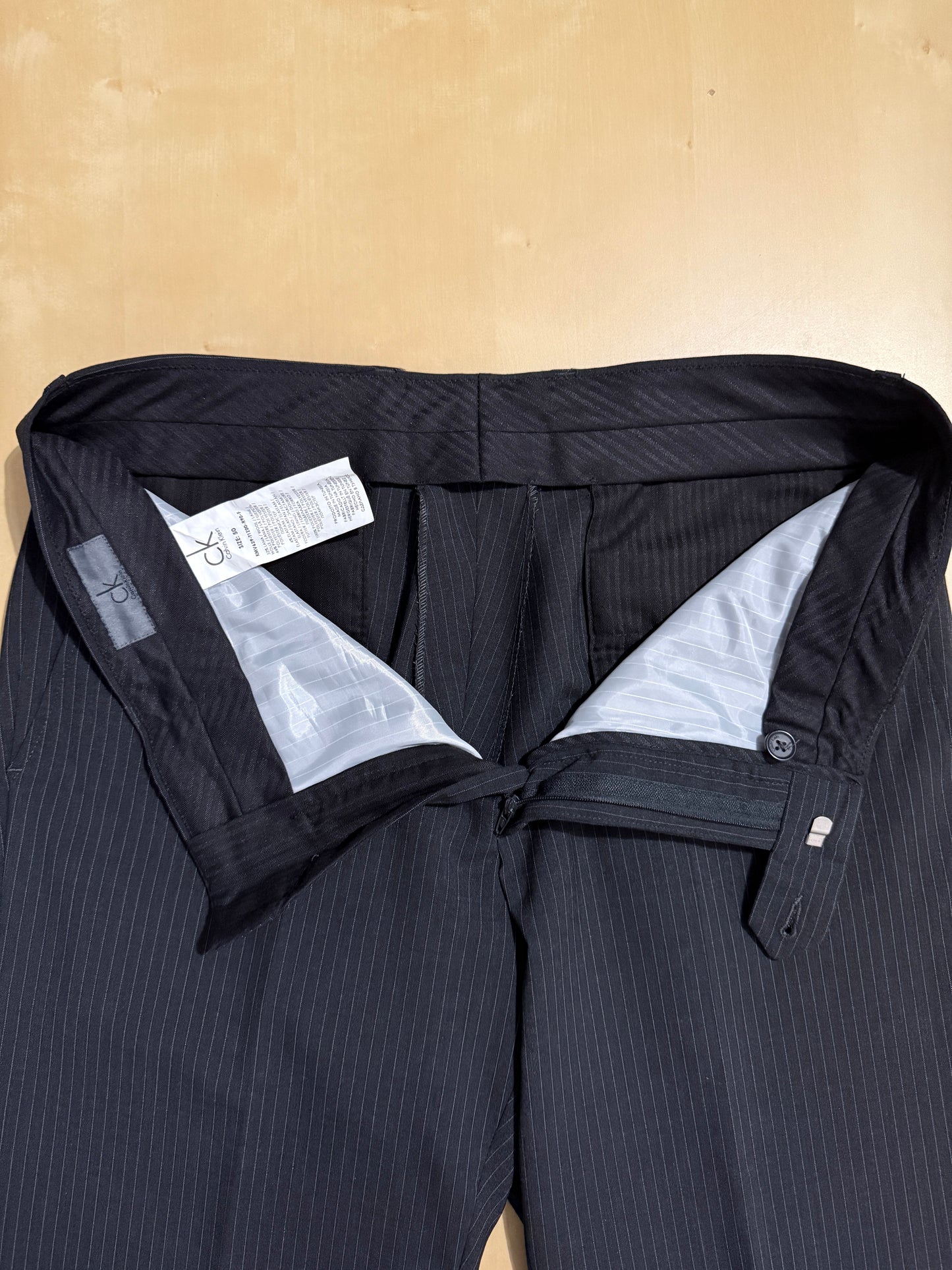 Completo Calvin Klein antracite gessato - tg. 48/50