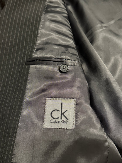 Completo Calvin Klein antracite gessato - tg. 48/50