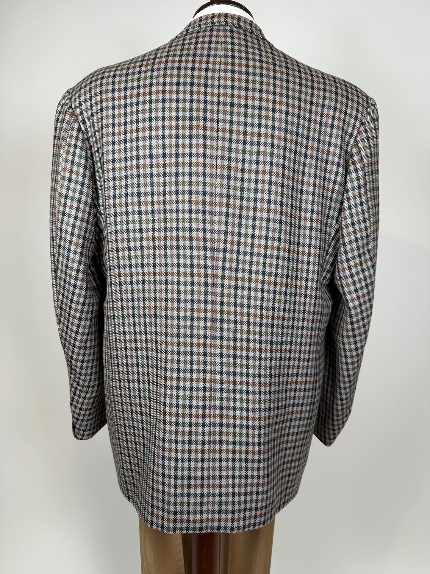 Giacca anni ‘70/‘80 quadri check - tg. 58