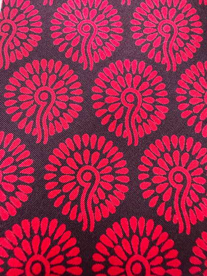 Cravatta Prochownick vintage rosoni