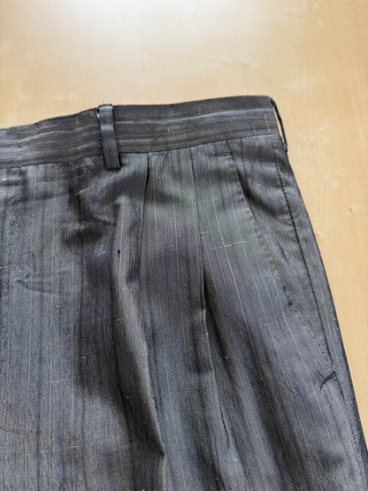 Completo doppiopetto anni ‘70/‘80 pura seta shantung - tg. 48/50