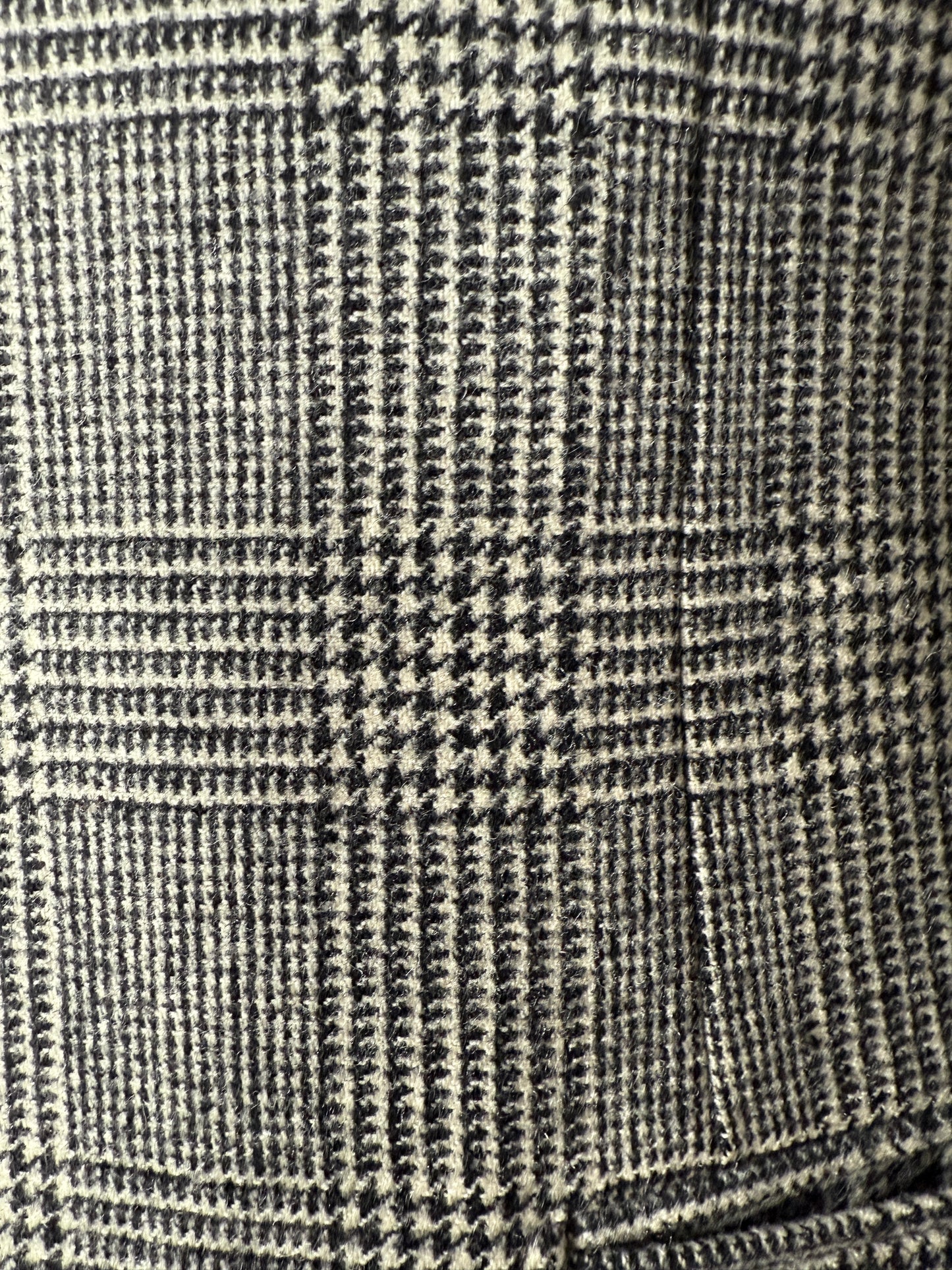 Giacca anni ‘70/‘80 in flanella principe di Galles scozzese - tg. 46