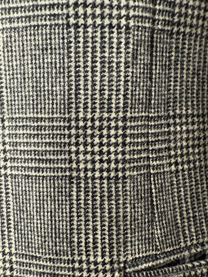 Giacca anni ‘70/‘80 in flanella principe di Galles scozzese - tg. 46