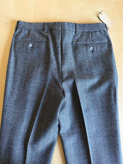 Pantalone in tweed spinato anni ‘80 (NOS) - tg. 46