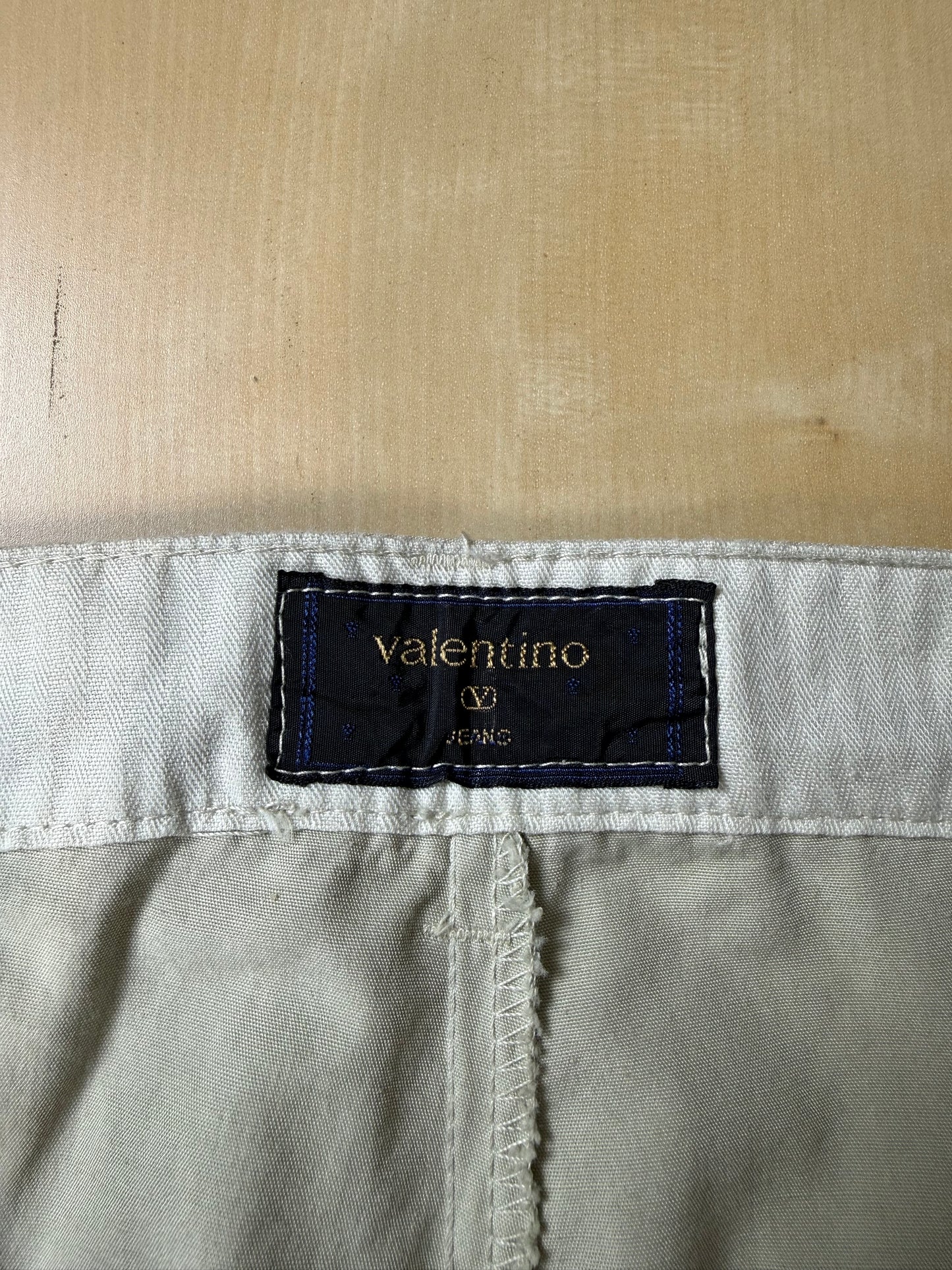 Pantaloni Valentino Jeans anni '80 tela di cotone - tg. 52