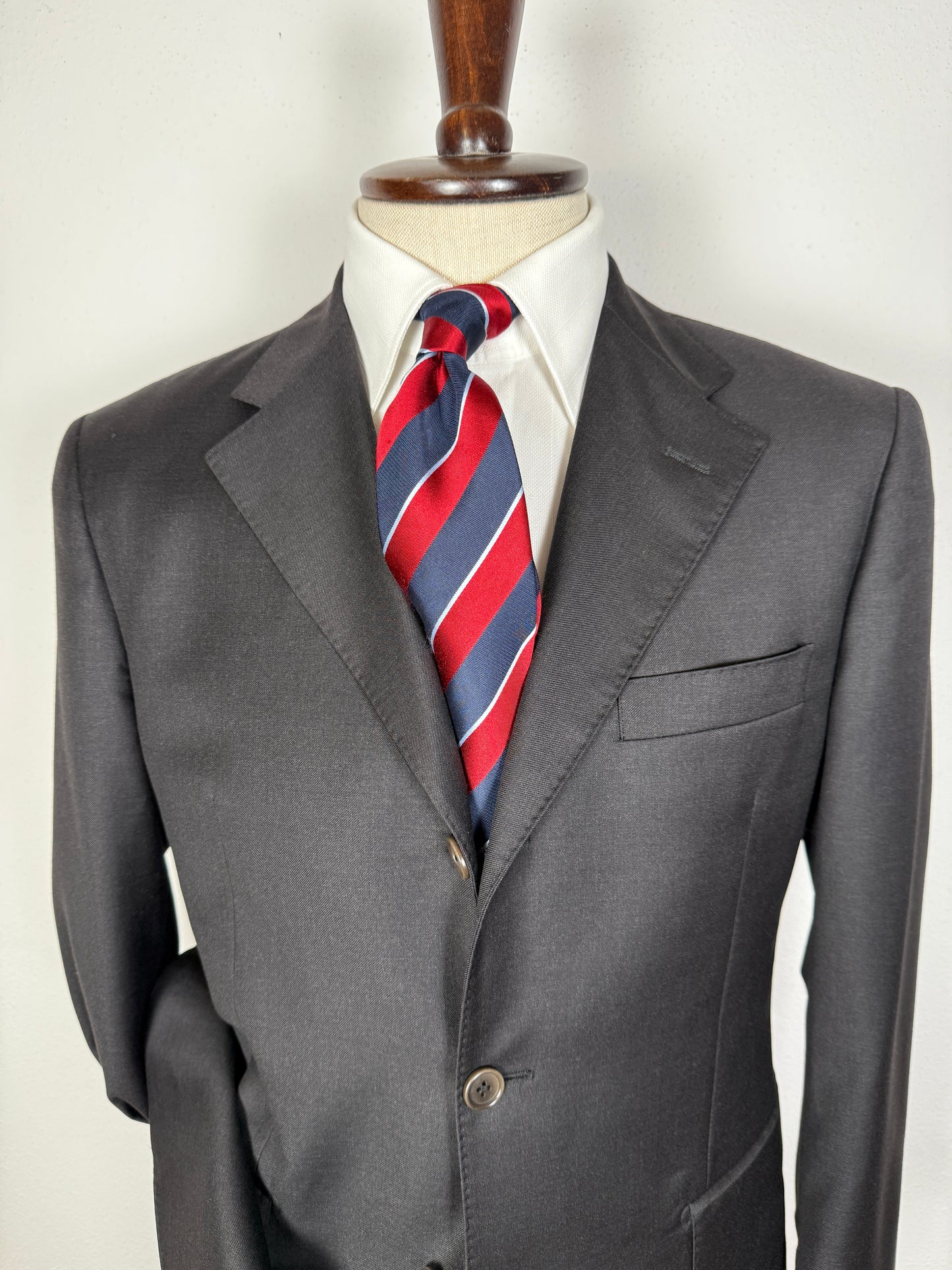 Completo Alexander McQueen anni ‘90 grigio antracite - tg. 48