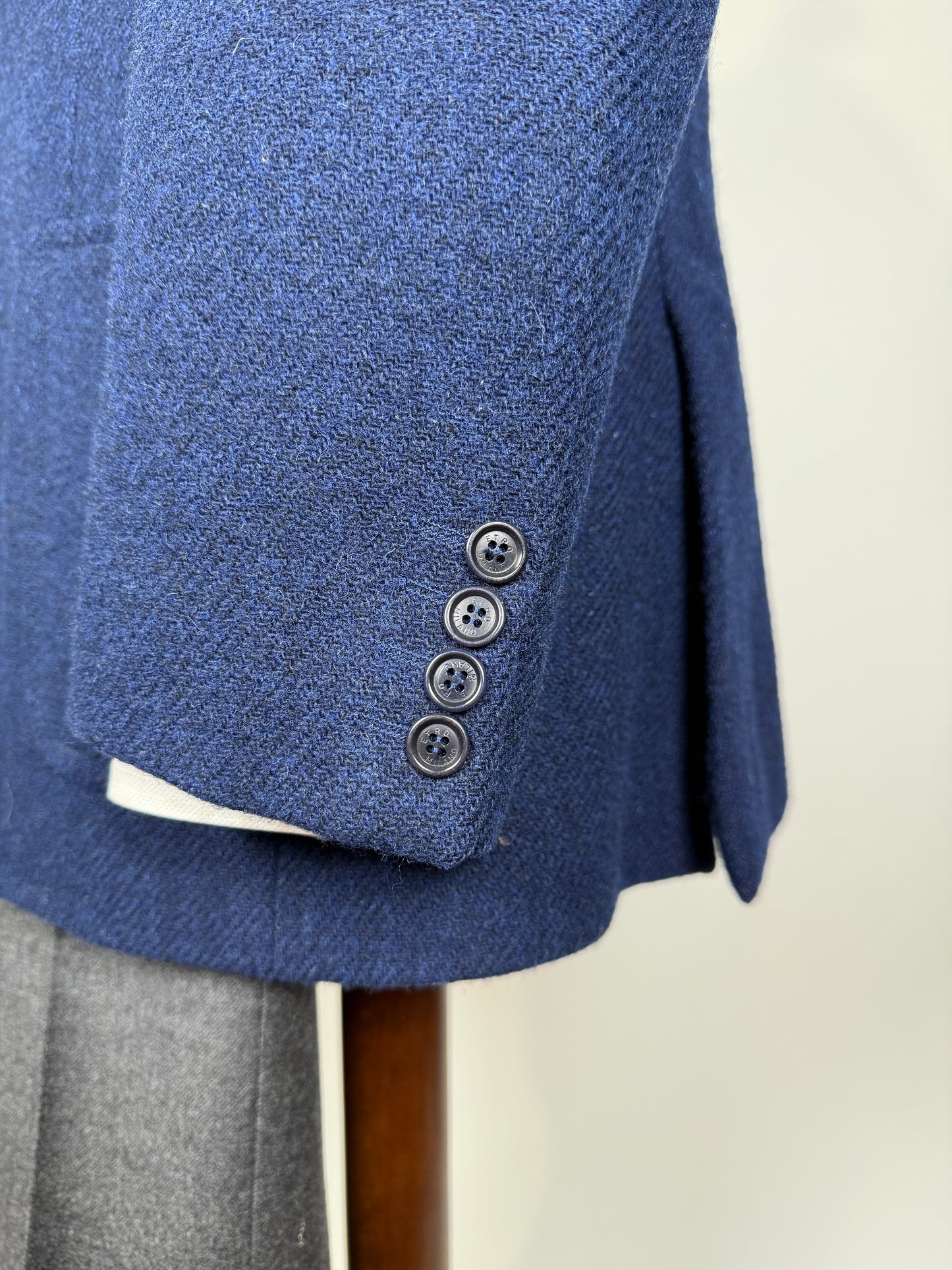 Giacca Etro tweed blu china - tg. 52