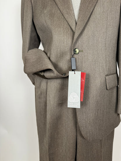 Completo anni ‘80 in covert verde cachi (NOS) - tg. 52