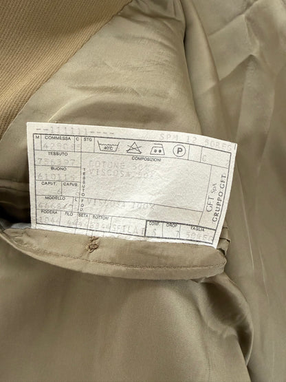 Giacca Armani Collezioni anni ‘90 beige misto cotone - tg. 50