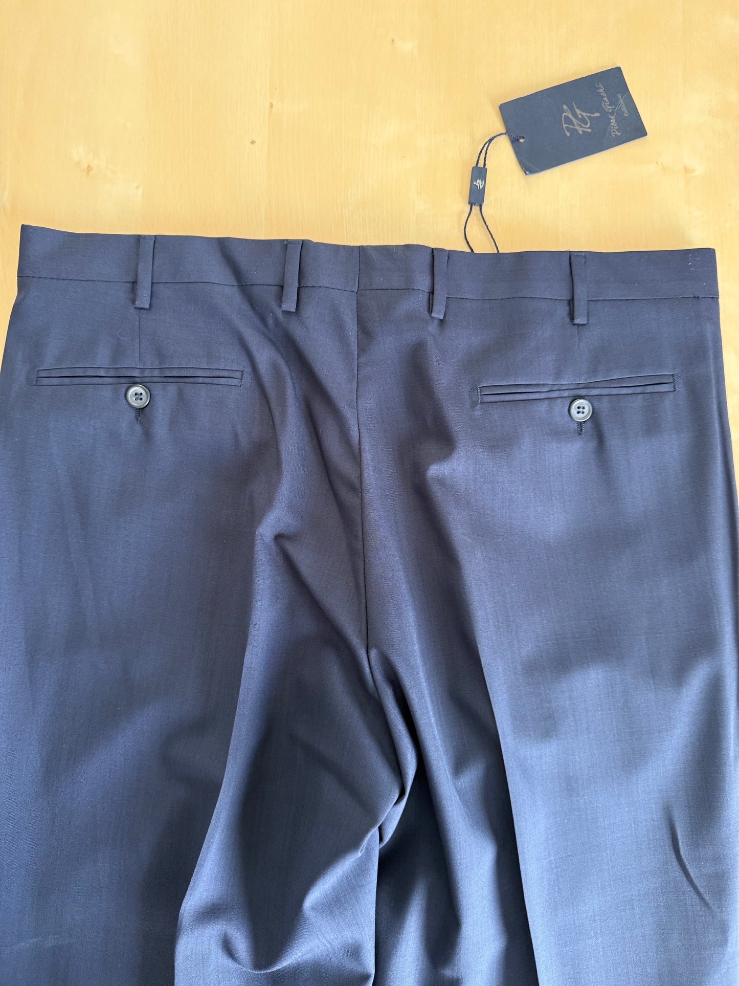 Pantaloni fresco lana blu navy (NOS) - tg. 52/54