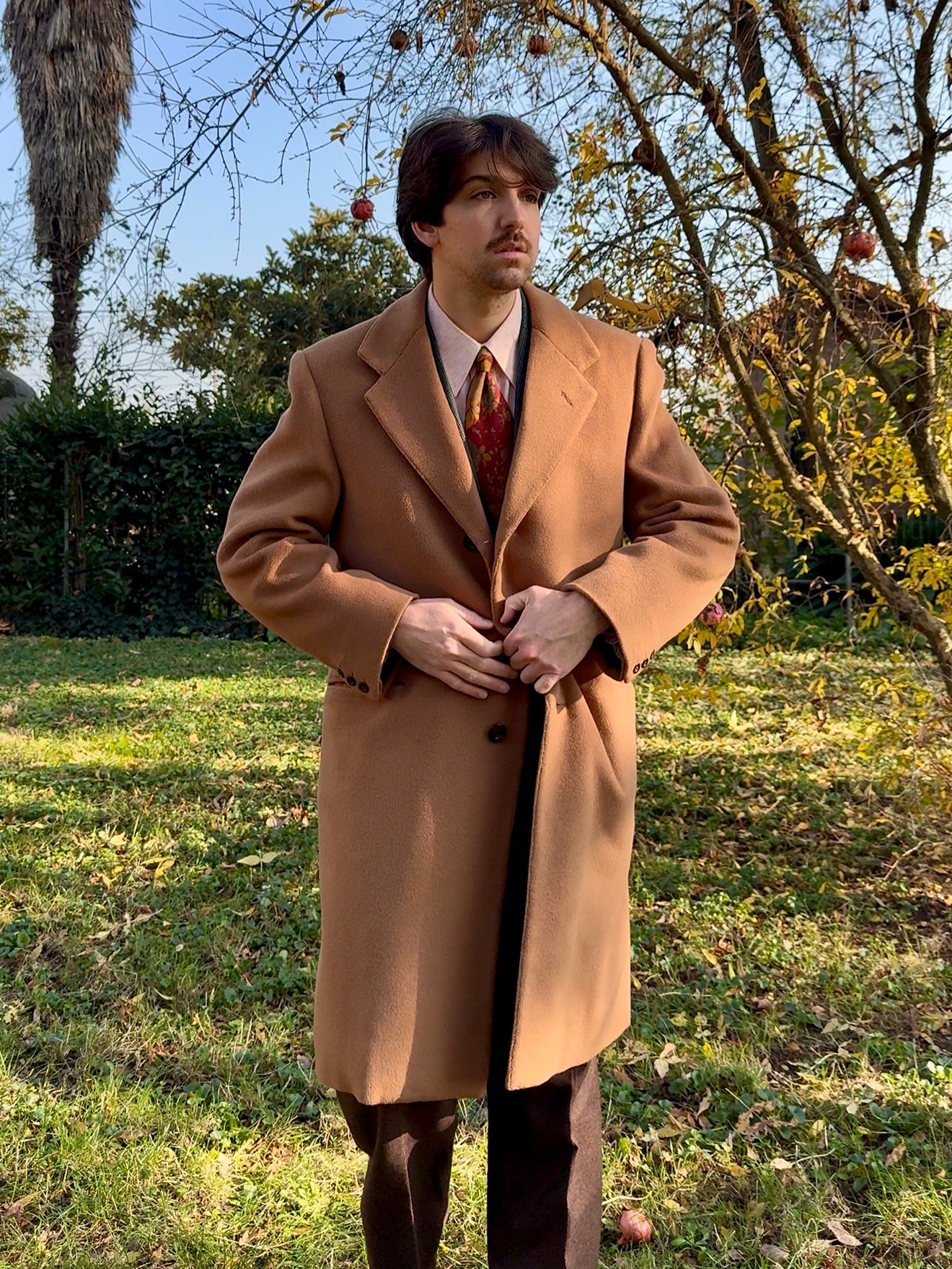 Cappotto cammello sartoriale anni ‘70/‘80 - tg. 48-50