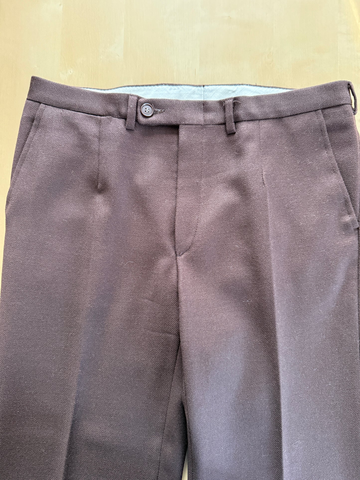 Completo anni ‘70 cavalry twill marrone - tg. 44/46