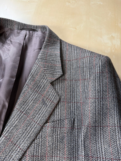 Giacca anni ‘70 spigato windowpane - tg. 52