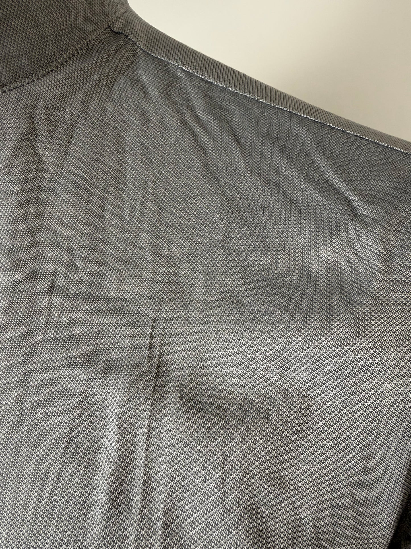 Camicia da sera in piquet grigio collo diplomatico - M collo 41