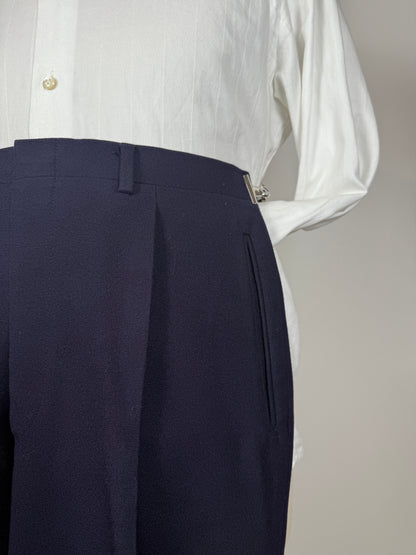 Completo anni ‘60 flanella blu - tg. 46