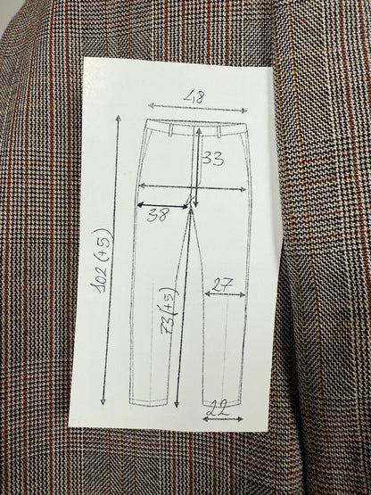 Pantaloni sartoriali Galles grisaglia anni ‘50/‘60 - tg. 52/54