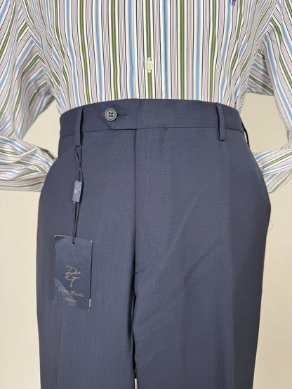 Pantaloni fresco lana blu navy (NOS) - tg. 52/54