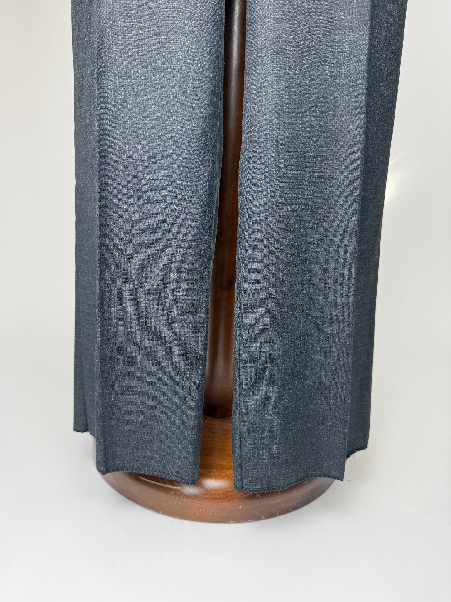 Pantaloni fresco lana grigio antracite anni '80 (NOS) - tg. 46/48