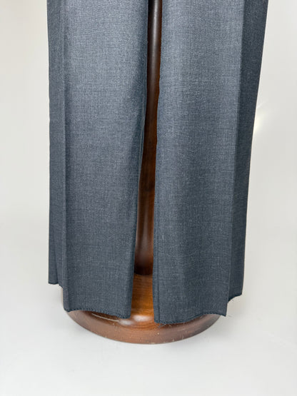 Pantaloni fresco lana grigio antracite anni '80 (NOS) - tg. 46/48