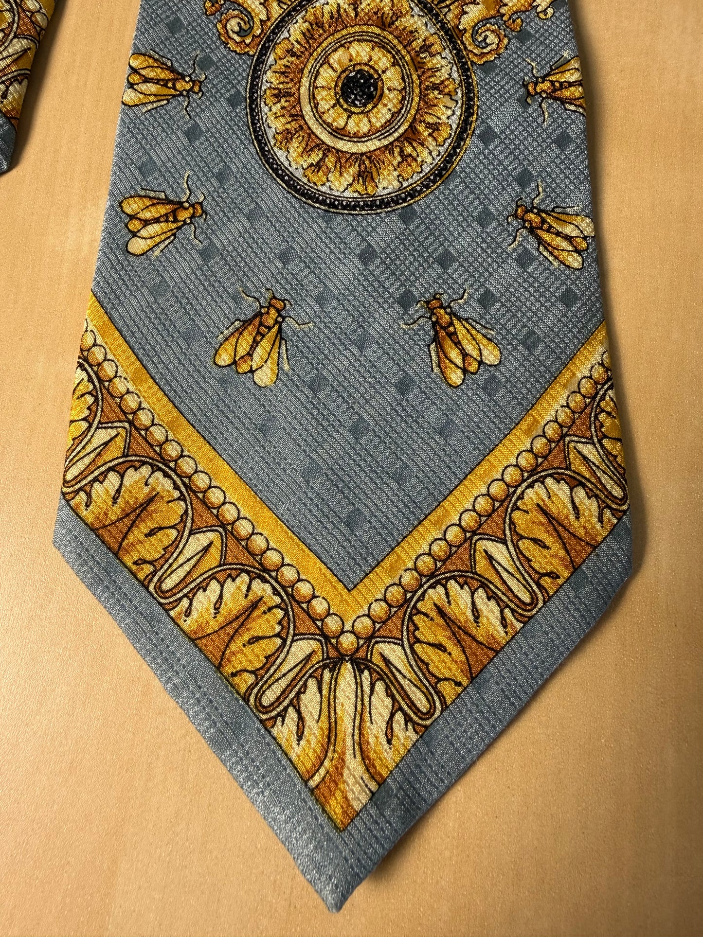 Cravatta Versace jacquard stampa barocca