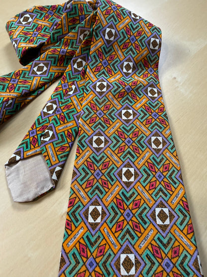 Cravatta Missoni vintage geometrica