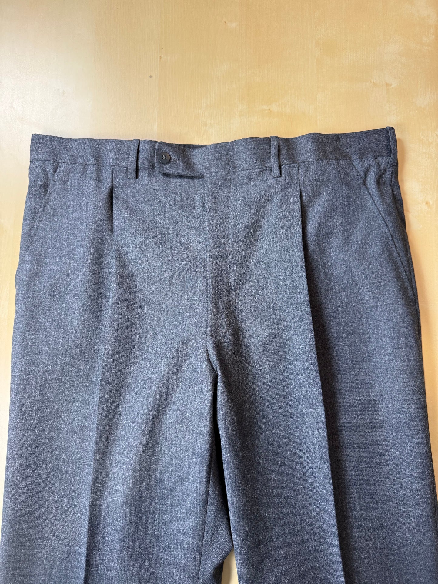 Pantaloni sartoriali fresco lana antracite - tg. 52