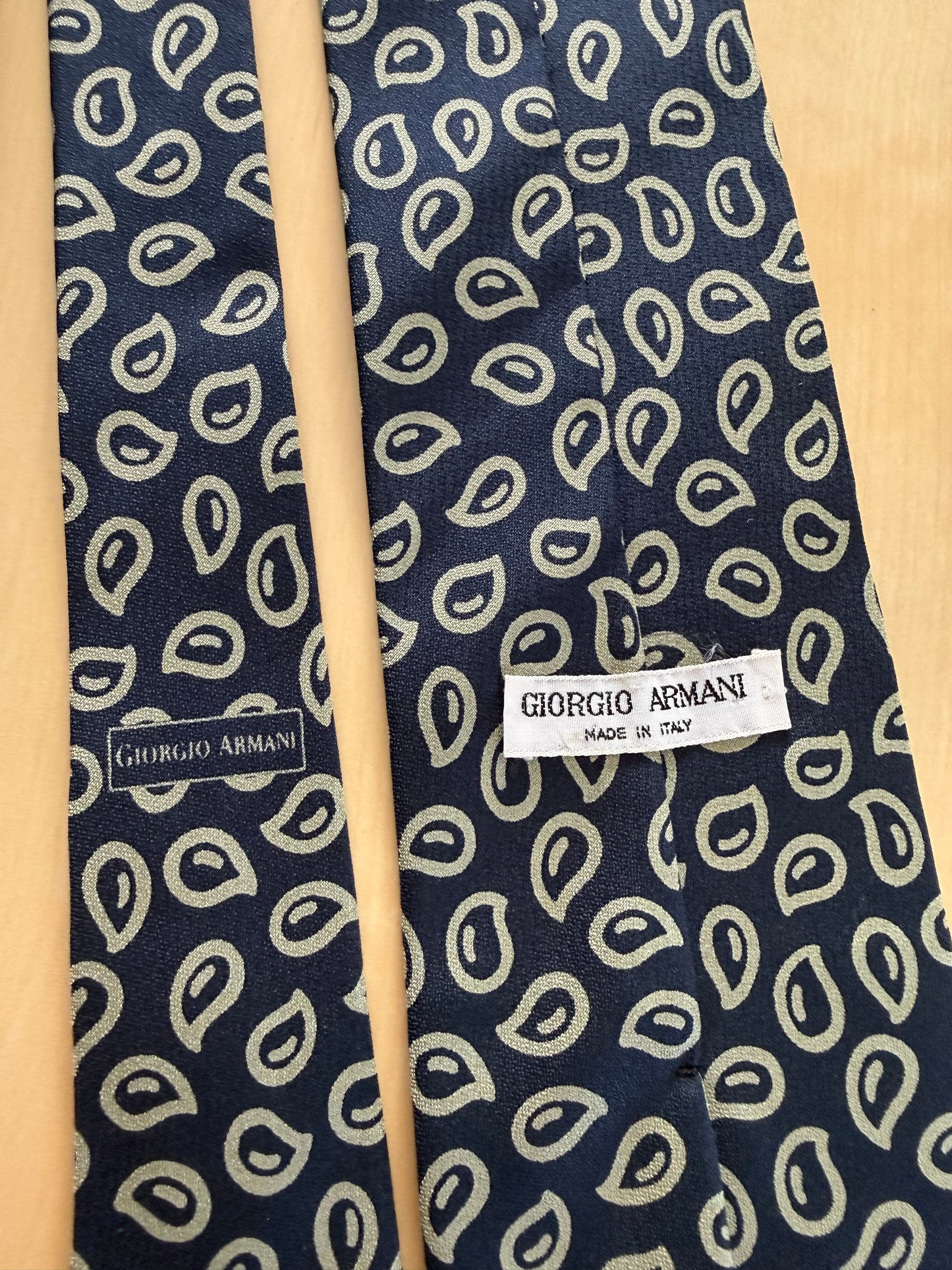 Cravatta Giorgio Armani vintage paisley