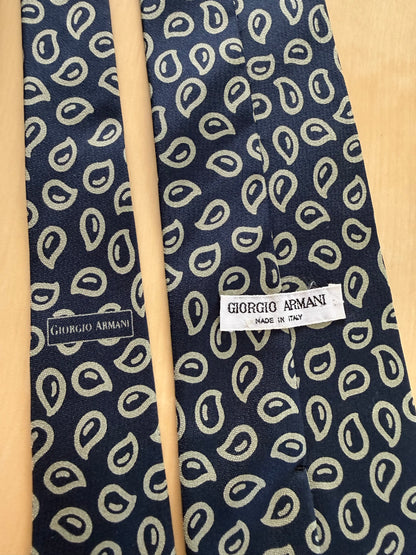 Cravatta Giorgio Armani vintage paisley