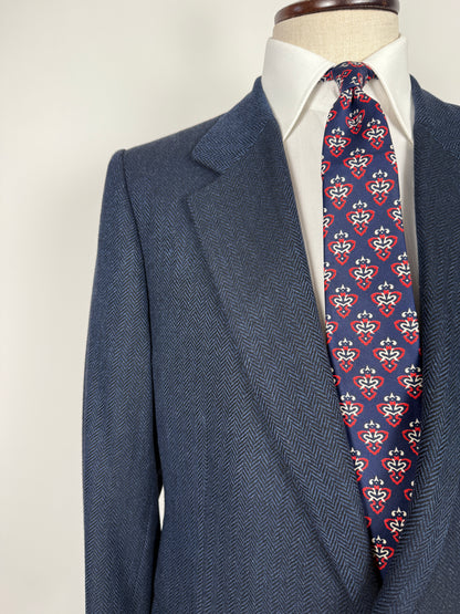 Giacca anni '90 spigato lana e cashmere Loro Piana - tg. 50/52