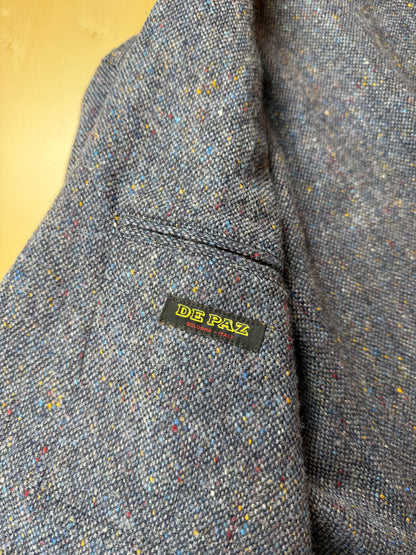 Giacca De Paz donegal tweed sfoderata - tg. 54