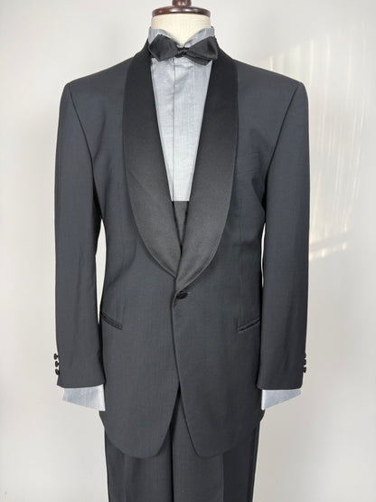 Smoking Ermenegildo Zegna in fresco lana anni ‘80/‘90 - tg. 48 drop 7