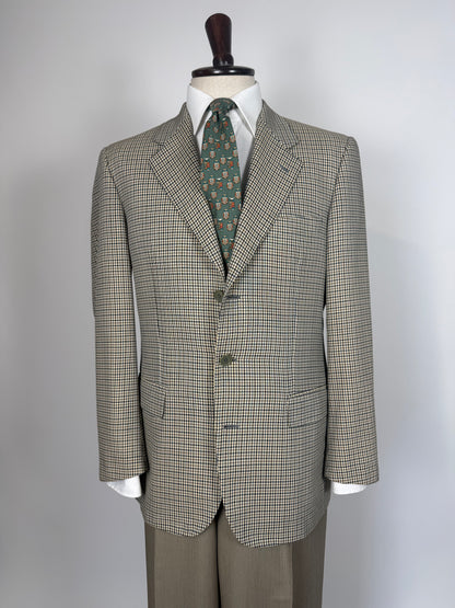 Giacca estiva Pierre Cardin anni '90 super twist quadretti - tg. 50