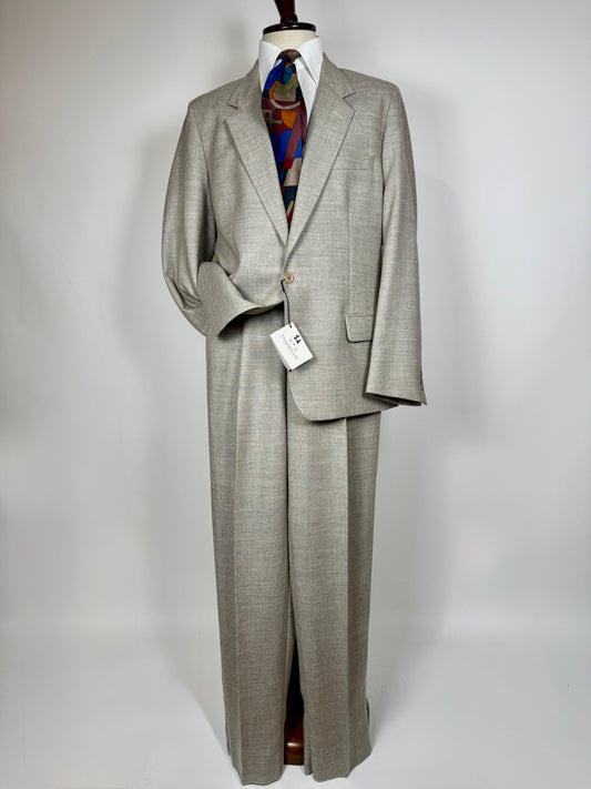 Completo anni ‘80 lana color avorio (NOS) - tg. 52/54