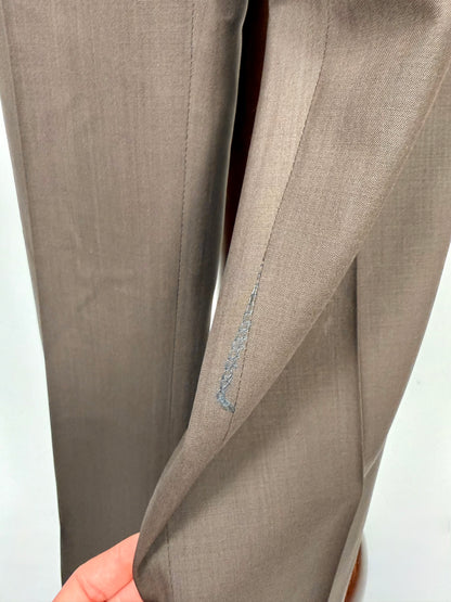 Pantaloni fresco lana marrone cacao (NOS) - tg. 48