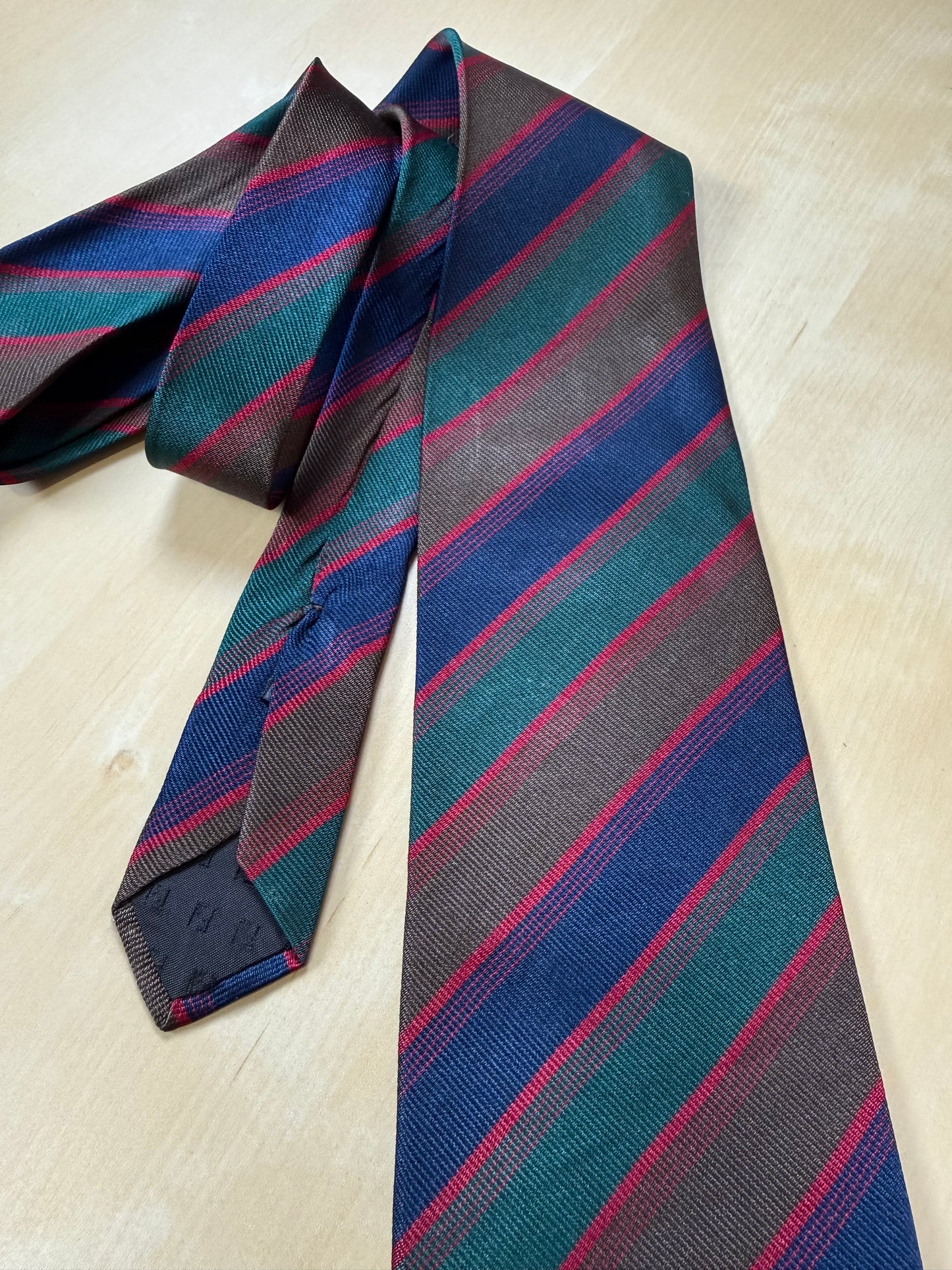 Cravatta Fendi regimental vintage