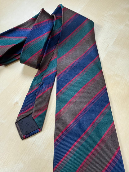 Cravatta Fendi regimental vintage