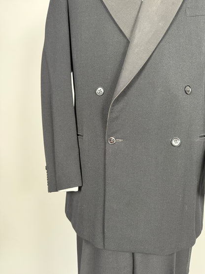 Smoking doppiopetto Burton anni ‘50 - tg. 54, pantaloni 58