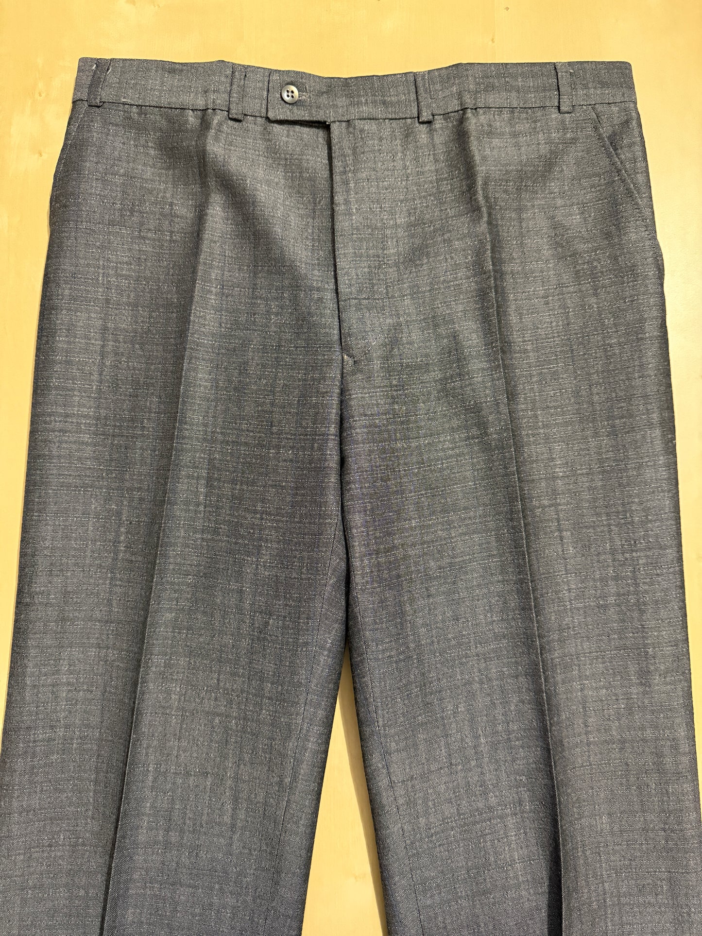 Pantalone anni ‘70 in fresco lana grigio (NOS) - tg. 48/50