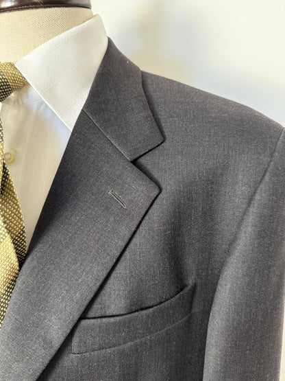 Giacca Missoni anni '80 lana pettinata grigio antracite - tg. 52