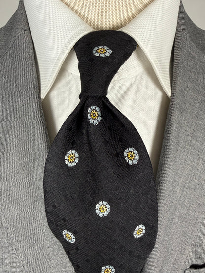 Cravatta Versace jacquard stampa barocca