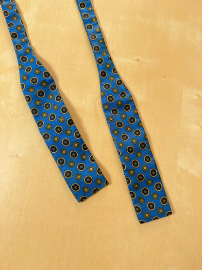 Papillon vintage azzurro micro fantasia