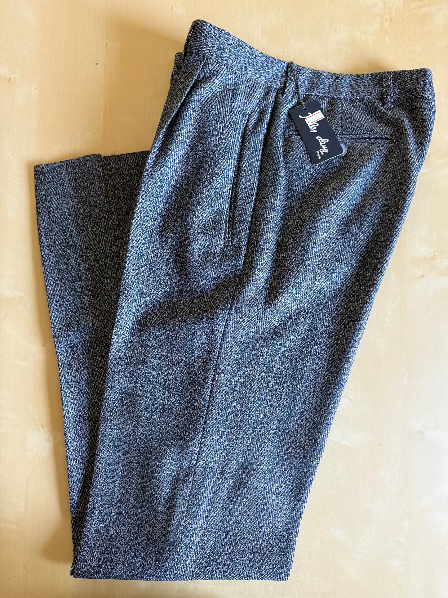 Pantalone in tweed spinato anni ‘80 (NOS) - tg. 46