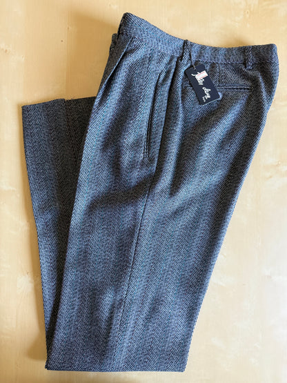 Pantalone in tweed spinato anni ‘80 (NOS) - tg. 46