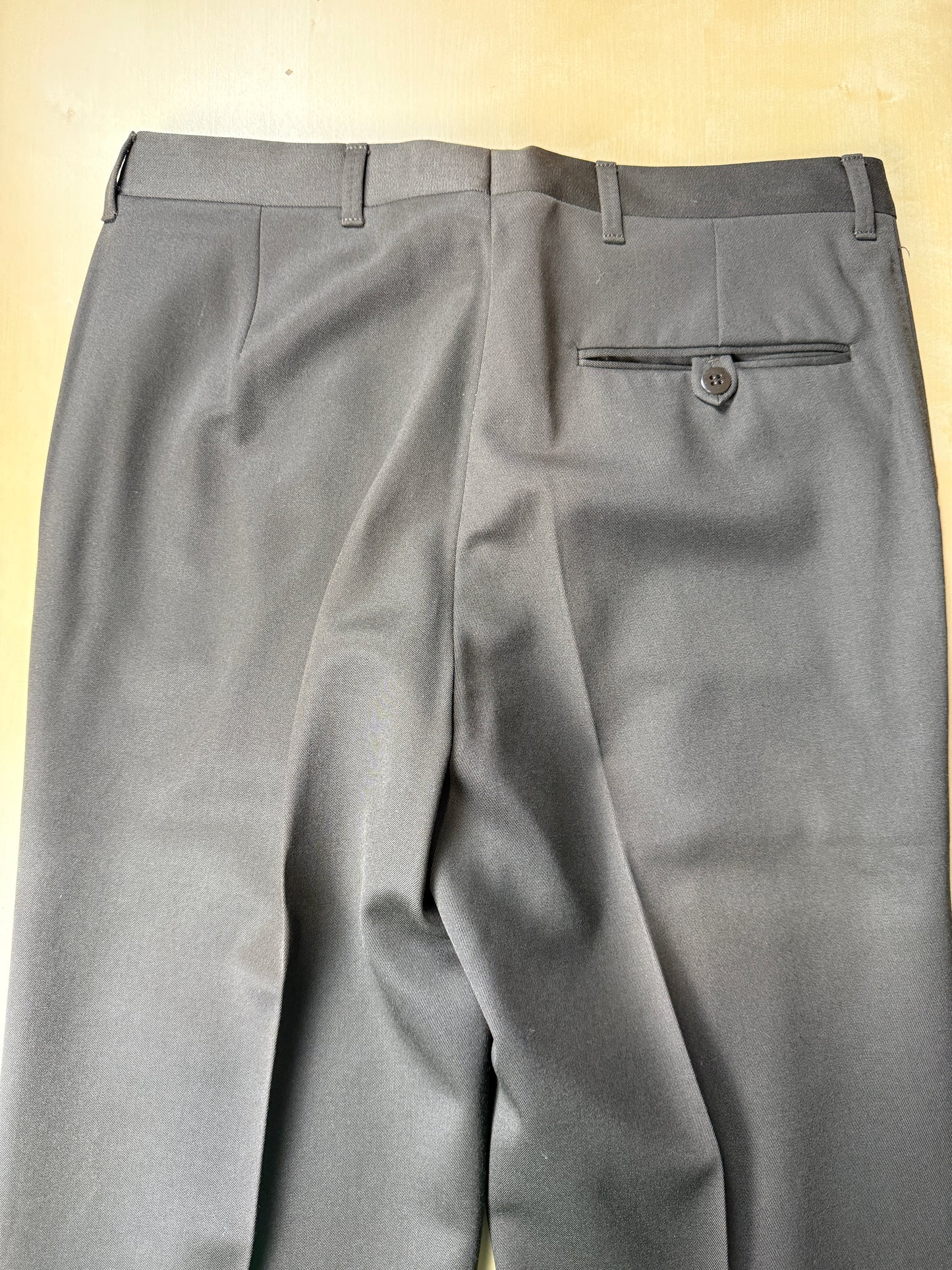 Pantaloni anni ‘70 twill pettinato marrone (NOS) - tg. 44