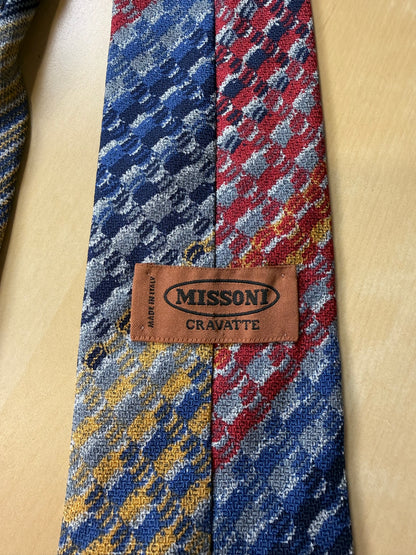 Cravatta Missoni quadretti pittorici