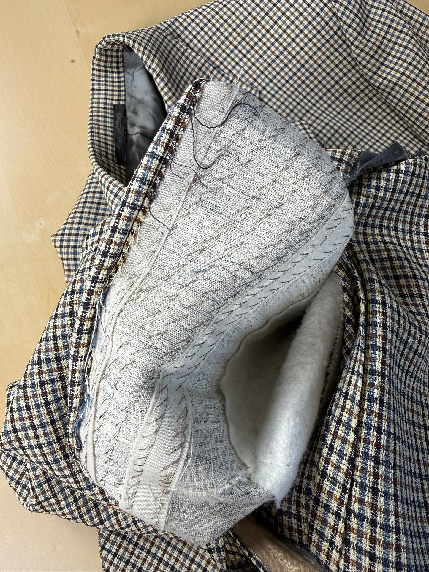 Giacca estiva Pierre Cardin anni '90 super twist quadretti - tg. 50