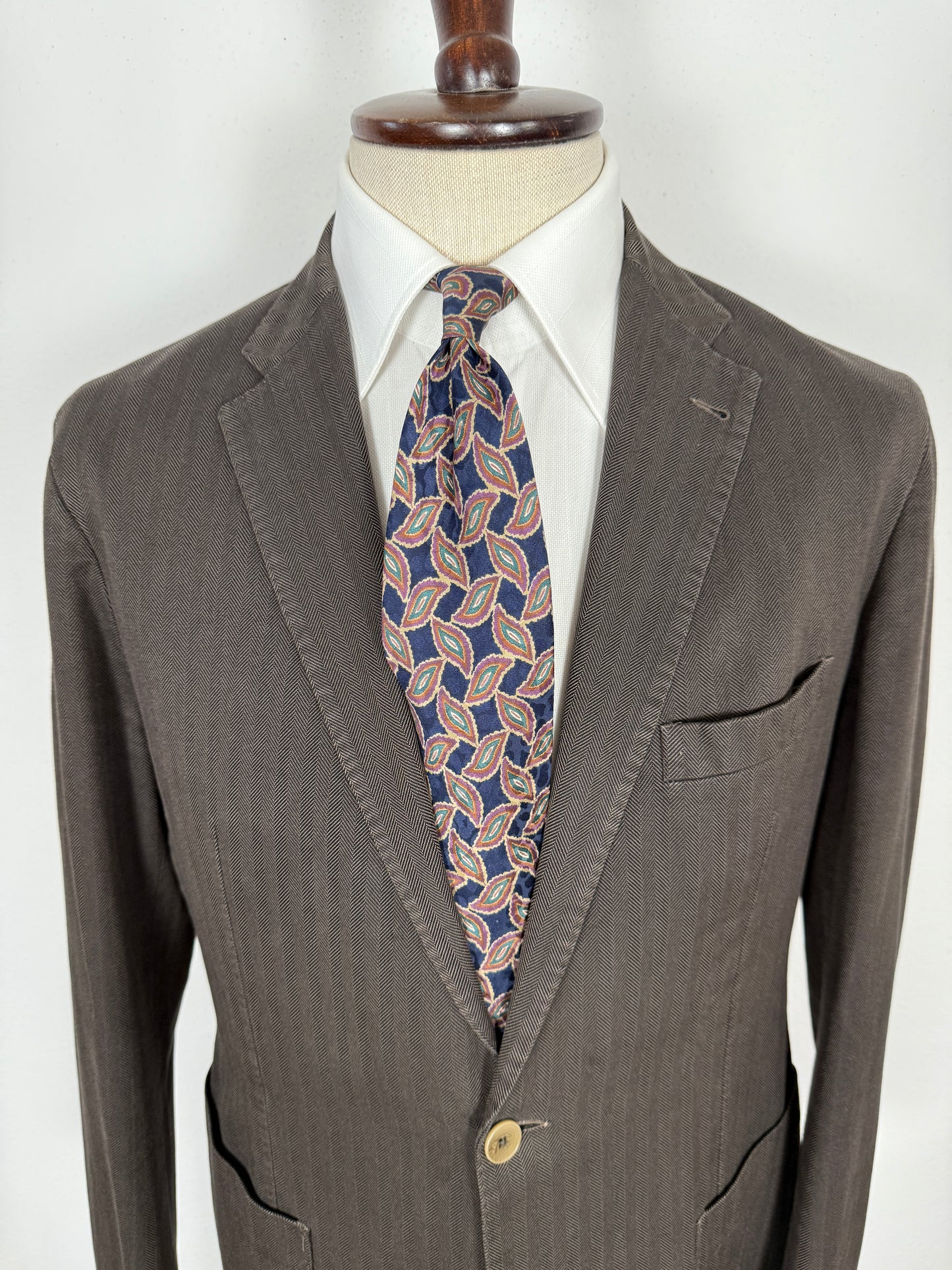 Giacca Tagliatore in cotone herringbone sfoderata - tg. 50