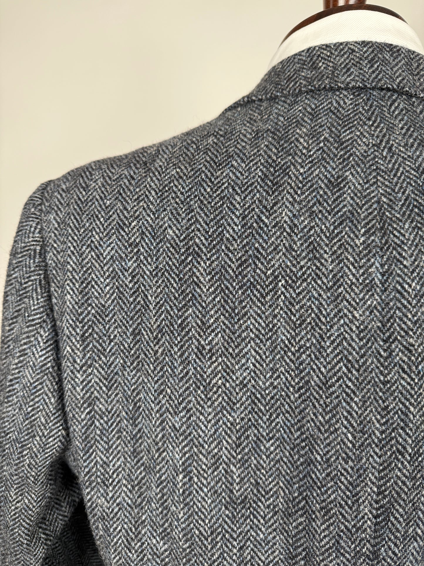 Giacca sartoriale Prandoni Milano in Harris Tweed - tg. 52, drop basso